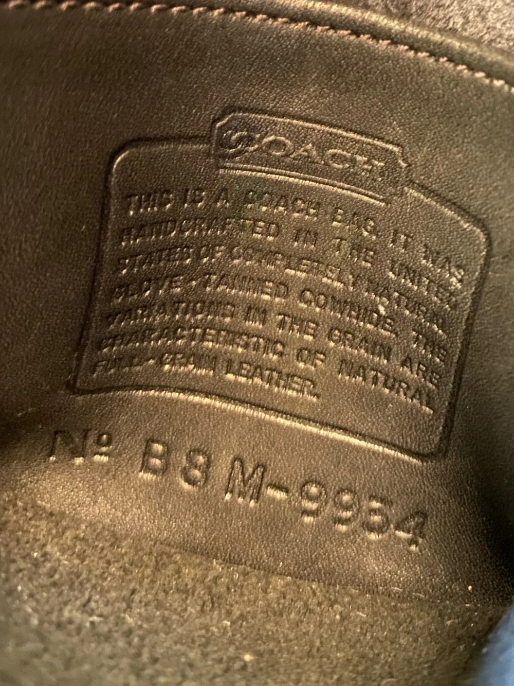 Coach classic vintage